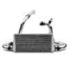 Hand welded intercooler with polished finish end tanks