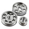 Manufactured from highest quality 6061-T6 aluminium to reduce weight without compromising strength