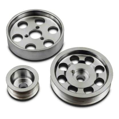 Designed to reduce the rotating mass to improve throttle response and allow the engines to rev faster