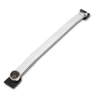 Lower brace connects both lower control arms where there is no bracing or subframe in-between to reduce flex