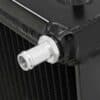 Twin Core aluminium core will achieve up to 30% more cooling capability than the standard radiator