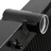 allowing heat to transfer away from the radiator more easily