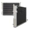 Twin channel aluminium core will achieve up to 30% more cooling capability than the standard radiator.
