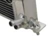 Twin channel aluminium core will achieve up to 30% more cooling capability than the standard radiator.