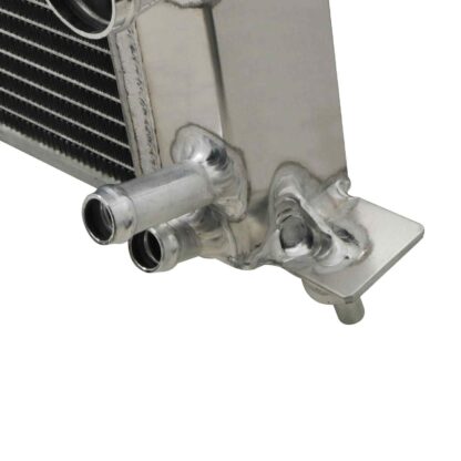 Twin channel aluminium core will achieve up to 30% more cooling capability than the standard radiator.