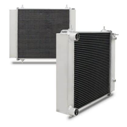 Twin channel aluminium core will achieve up to 30% more cooling capability than the standard radiator