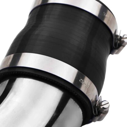 Increased diameter to maximise the volume of air being forced into the engine to aid extra performance