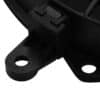 The lightweight ABS plastic slim fans measure only 2.5″ at the deepest point; perfect for cramped areas