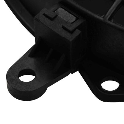 The lightweight ABS plastic slim fans measure only 2.5″ at the deepest point; perfect for cramped areas
