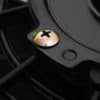 The lightweight ABS plastic slim fans measure only 2.5″ at the deepest point; perfect for cramped areas