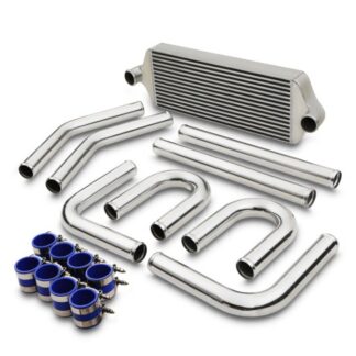 High flow bar and plate design intercooler core