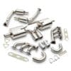 Mandrel bent and fully TIG welded for strength and durability