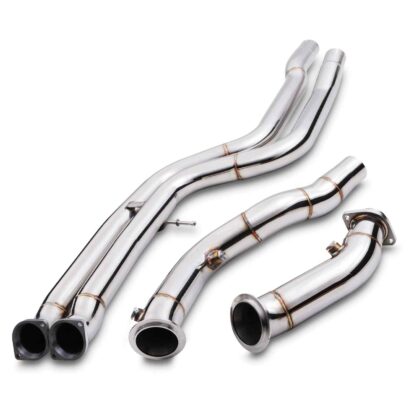 2.5″-3″ bore to directly replace the original catalytic converters
