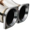 2.5″-3″ bore to directly replace the original catalytic converters