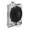 Full kit including 12v 80w electric fan (11″ straight blade design) to keep your Civic at optimal temperatures