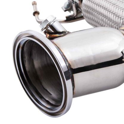 Built in flexi joint helps reduce exhaust strain