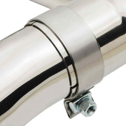 4″ Polished tailpipes to fit the OEM rear valance