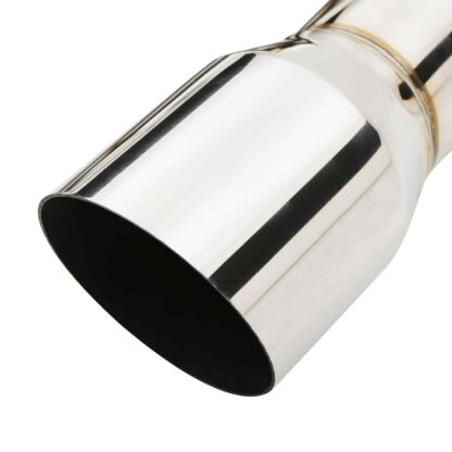 4″ Polished tailpipes to fit the OEM rear valance