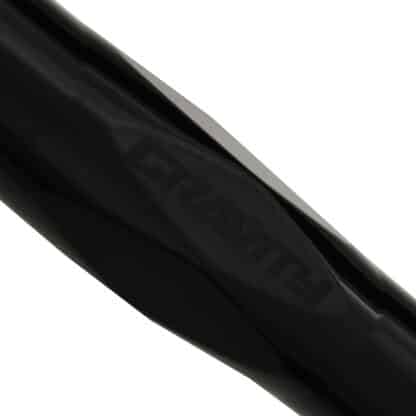 Gloss black painted finish to withstand abuse from the roads