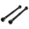 Bearing mounted inner pivot points rather than bushes to reduce static friction and improve suspension performance