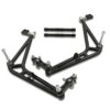 allowing greater geometric adjustment than the OEM arm