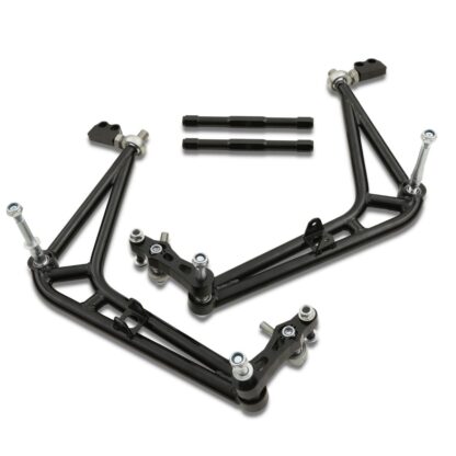 allowing greater geometric adjustment than the OEM arm