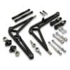 Up to 70°+ of steering lock depending on wheel + tire combination