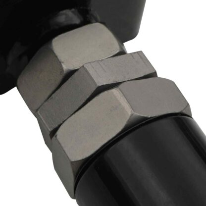 Bearing mounted inner pivot points rather than bushes to reduce static friction and improve suspension performance