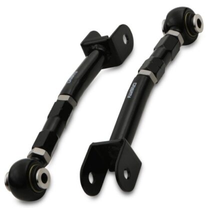 Adjustable suspension control arm kit designed to directly replace the standard units