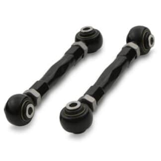 Fully adjustable suspension control arm kit designed to directly replace the standard units