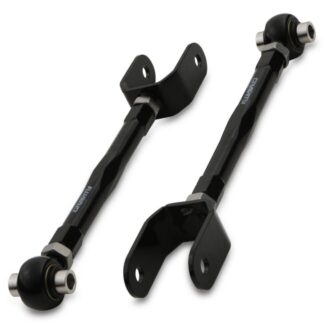 Full adjustable suspension control arm kit designed to directly replace the standard units