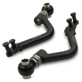 Adjustable suspension control arm kit designed to directly replace the standard units