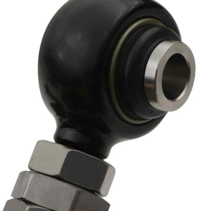 Bearing mounted inner pivot points rather than bushes to reduce static friction and improve suspension performance
