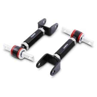 Gloss black painted finish for durability