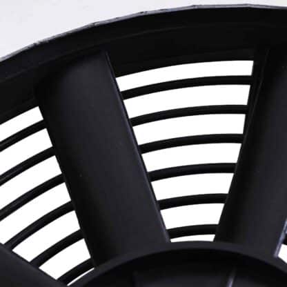 Supplied complete with two 12v 80w electric fans (11' straight blade design)