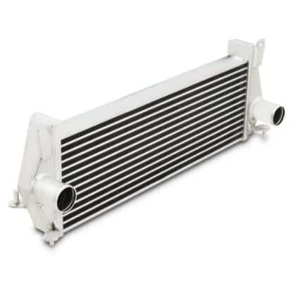 Tube and fin design for good heat transfer properties with low weight and low pressure drop across its core.