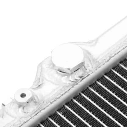 Twin core aluminium core will achieve up to 30% more cooling capability than the standard radiator.