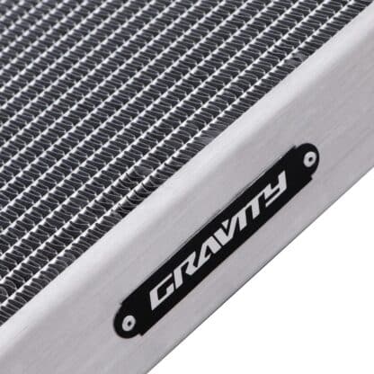 Twin channel thick aluminium core will achieve up to 30% more cooling capability than the standard radiator
