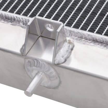 Twin channel thick aluminium core will achieve up to 30% more cooling capability than the standard radiator