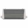 Hand welded intercooler with polished finish side tanks
