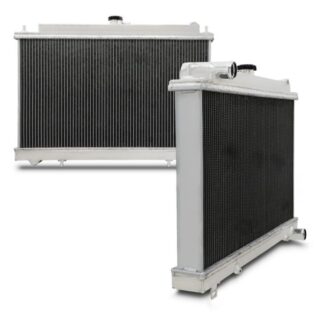 Twin core aluminium core will achieve up to 30% more cooling capability than the standard radiator