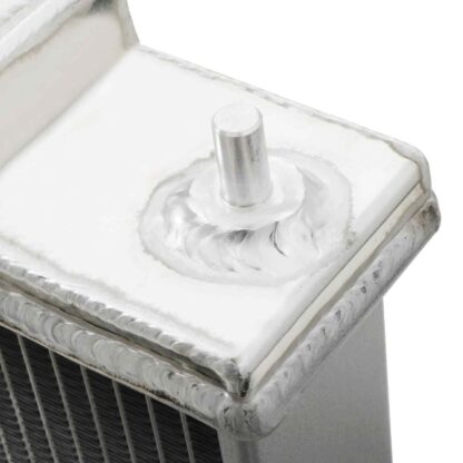 Twin core aluminium core will achieve up to 30% more cooling capability than the standard radiator