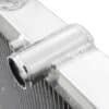 Twin channel aluminium core will achieve up to 30% greater cooling capacity than the standard item