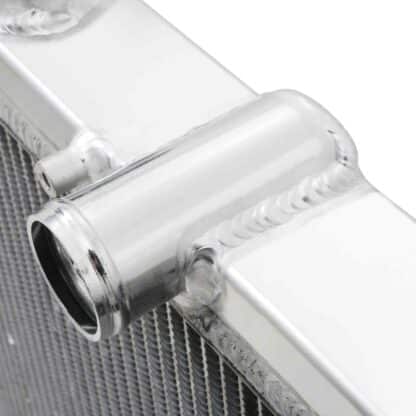 Twin channel aluminium core will achieve up to 30% greater cooling capacity than the standard item