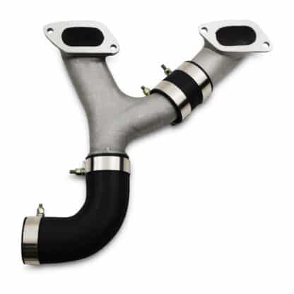 Streamlines airflow compared to standard bent piping