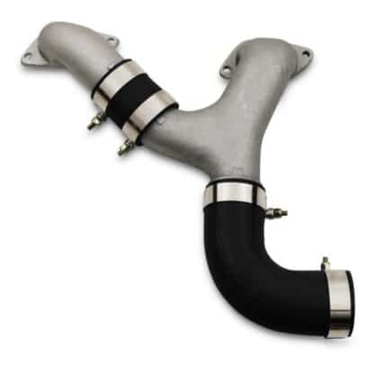 Y pipe manufactured from highest quality and strength aluminium to help reduce weight without compromising strength