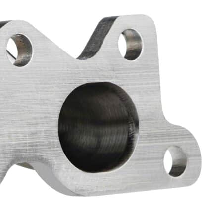 Directly replaces the heavy cast iron original manifold and connects to the OEM CT26 turbocharger