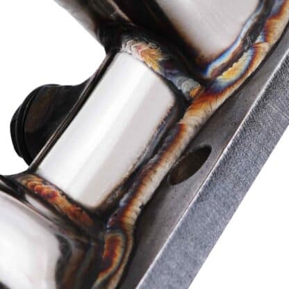 Free flowing tubular design allowing gasses to run smoothly from the engine to the turbo