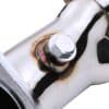 Free flowing tubular design allowing the smooth exit of exhaust gasses