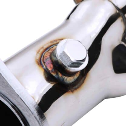 Free flowing tubular design allowing the smooth exit of exhaust gasses
